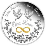 The Perth Mint One Love 2022 stříbrná…