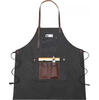 Organizér galanterie Canvasio plátěná canvas pracovní zástěra apron Černá Canvasio F6253s1