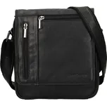 Pánská kožená taška přes rameno SendiDesign Fredds - černá