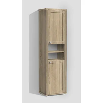 Šatní skříň Nabytekmorava Předsíňová skříň retro PRE 22 vysoká Korpus / dvířka: dub sonoma