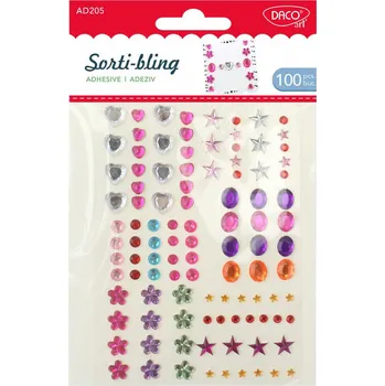 samolepka Samolepící kamínky/100 ks/