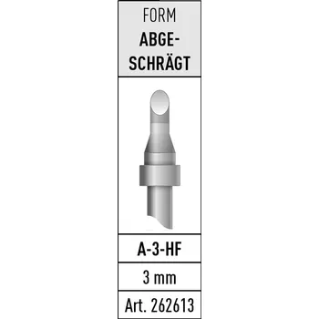 Pájecí hrot Stannol A-3-HF pájecí hrot zkosený Obsah 1 ks