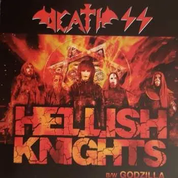 Zahraniční hudba LP Death SS: Hellish Knights / Godzilla LTD | NUM | CLR 2019 Numbered Coloured Black & Red Splatter Vinyl Limited Edition