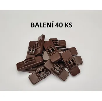 Žaluzie Kasko Aretace řetízku TMAVĚ HNĚDÁ balení 40ks 138/40 Kasko