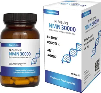 Přírodní produkt N-Medical NMN 30000 60 cps.