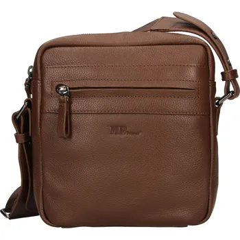 Pánská aktovka Pánská kožená taška přes rameno Marta Ponti Petr - koňak