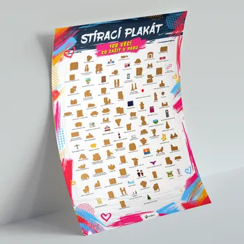 4Leaders Stírací plakát 100 věcí co musíte zažít v páru 4Leaders Stírací plakát 100 věcí co musíte zažít v páru