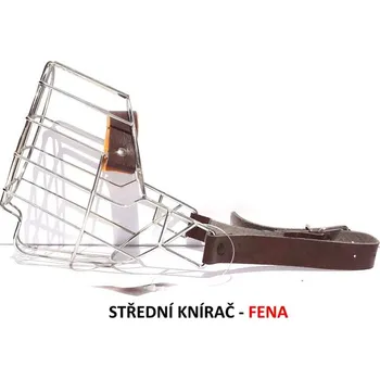 Náhubek pro psa Mr. Rozchov Náhubek kovový - Střední knirač - fena