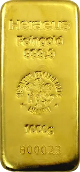Heraeus Investiční zlatý slitek Německo 1000 g 