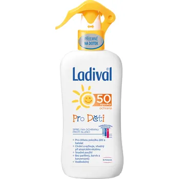 Přípravek na opalování Ladival sprej pro děti SPF50 200 ml