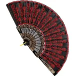 Widmann Vějíř červený látkový