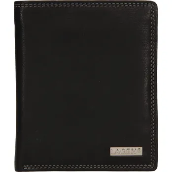 Peněženka Pánská kožená peněženka Lagen Olsenn - černá