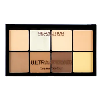 Makeup Revolution Ultra Pro HD krémová konturovací paleta 20 g Fair Paletka dekorativní kosmetiky Makeup Revolution Ultra Pro HD krémová konturovací paleta 20 g Fair