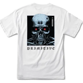 Pánské tričko primitive Pánské triko (terminator) machine tee white
