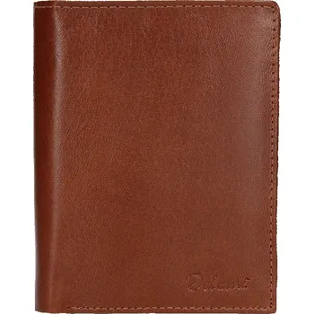 Peněženka Pánská kožená peněženka Delami Uran - hnědá