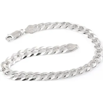 Náramek Pánský stříbrný náramek pancr 22 cm 70697F +dárek zdarma