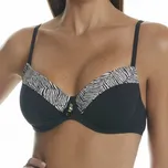 Selmark dámské plavky BE017 vrchní díl - Černá / 75 D