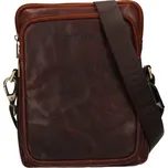 Panská kožená taška přes rameno SendiDesign Ulte - hnědá