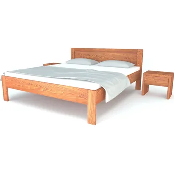 Ložnice Dřevěná Postel Postelia RIO, 180x210 cm, buk o šíři masivu 2.8 cm