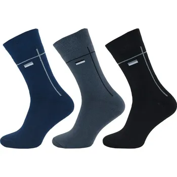 Pánské ponožky Termo ponožky Novia 1233 froté tm. modré velikosti ponožek: 26-28 (EUR vel. 39-42)