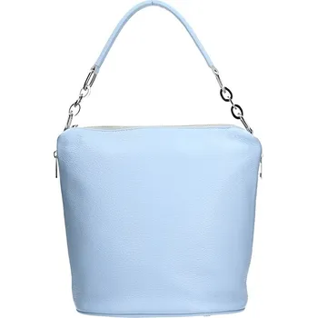 Kabelka Dámská kožená kabelka Facebag Talma - modrá