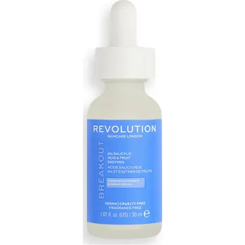 Pleťové sérum Revolution Skincare Super Salicylic 2% Salicylic Acid & Fruit Enzymes sérum pro regeneraci mastné a problematické pleti 30 ml