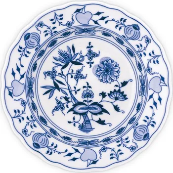 Stolování Český porcelán Dubí Cibulák Dubí Talíř hluboký praporový 24cm - cibulový porcelán 10002