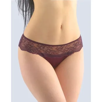 Kalhotky Dámské kalhotky Gina 14140P bordo S/M