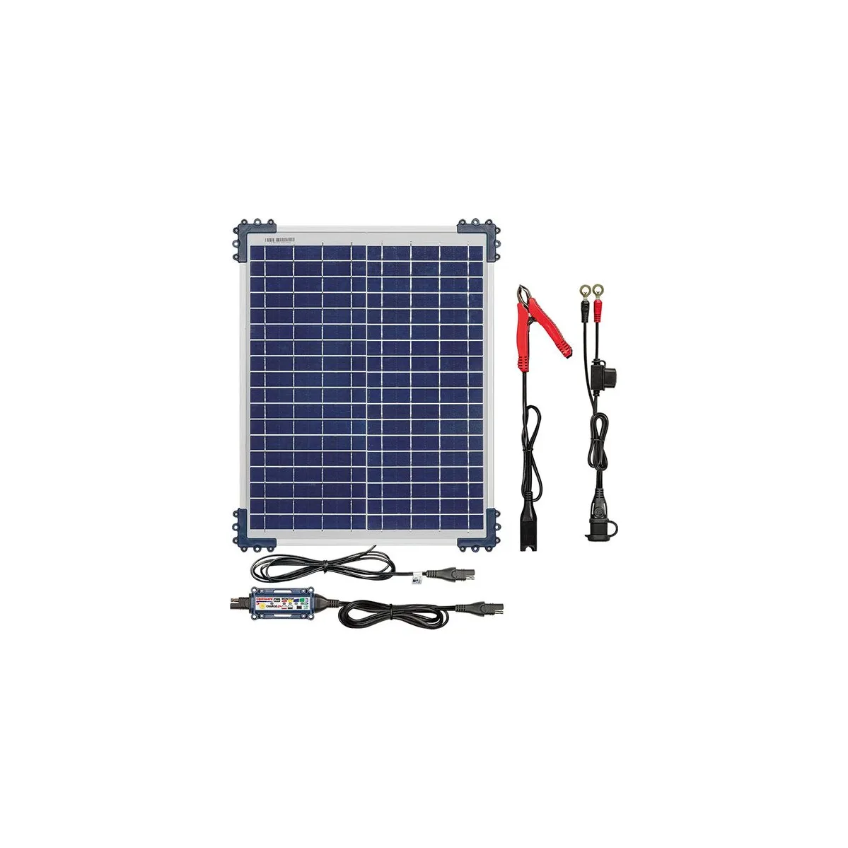 TecMate OptiMate Solar DUO 40W, TM522-D4, 6-stappen 12V / 12.8V 3.33A gesloten solar accu besparende lader & druppellader