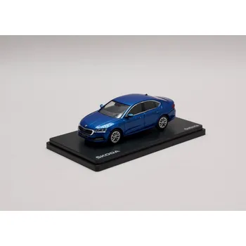 Škoda Octavia IV 2020 modrá RACE metalíza 1:43 Abrex