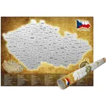 Jedinečná stírací mapa Česká republika…