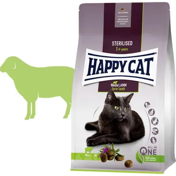 HAPPY CAT Sterilised Weide-Lamm / Jehnečí 2x10kg