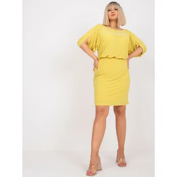 Dámské šaty Dámské šaty 1572.25 - FPrice žlutá 40