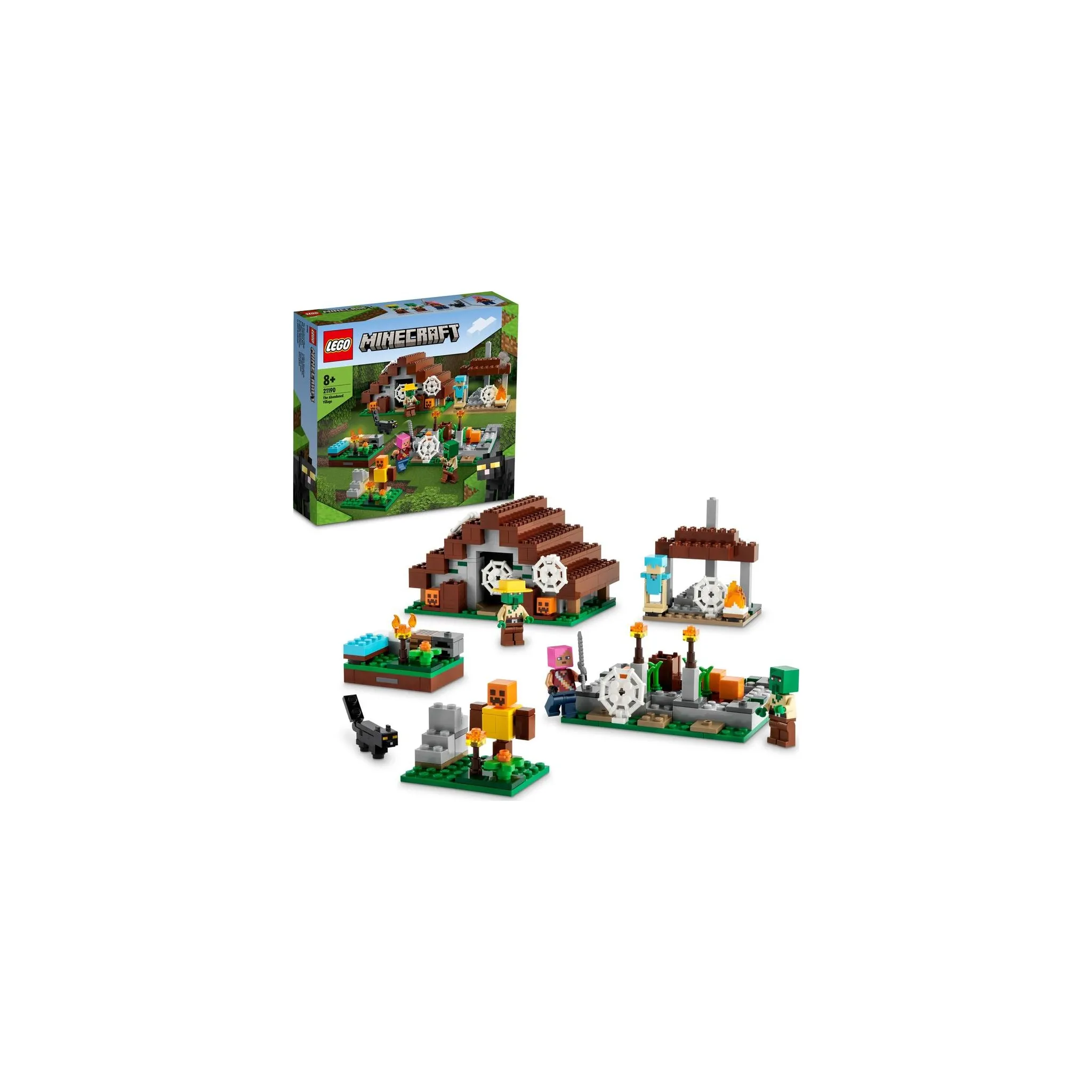 Fotografie 3 - Stavebnice LEGO LEGO Minecraft 21190 Opuštěná vesnice