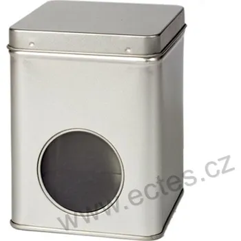 Dóza na potraviny SILVER WINDOW 7418 stříbrná mat s průhledem