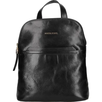 Městský batoh Dámský kožený batoh Marta Ponti Monica - černá