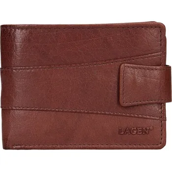 Peněženka Pánská kožená peněženka Lagen Kevin - hnědá