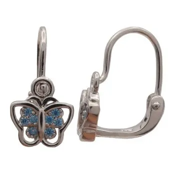 Náušnice Stříbrné dětské náušnice