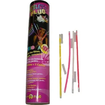 Party dekorace Svítící náramek barevný mix (100ks) – svítící tyčinka