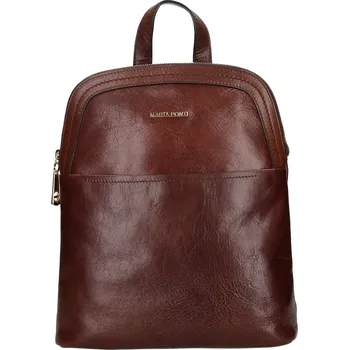 Dámský kožený batoh Marta Ponti Inea - hnědá
