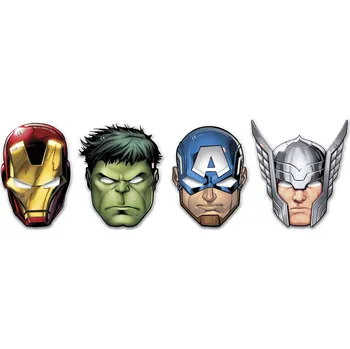PROCOS Papírové masky Avengers 6 ks