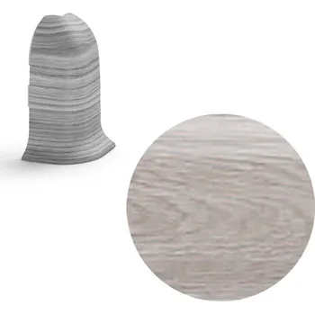 soklová lišta NOVÁK Vnější roh k soklové liště PVC Gladstone šedý 56x23 NGTZG8