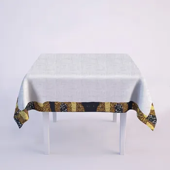 ubrus Lněný, luxusní ,ubrus Gustav Klimt Adele Bloch Bauer Rozměry ubrusů: 142x142 cm