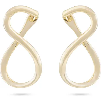 Náušnice biju Pozlacené náušnice 14k, zakroucená linie 1002405
