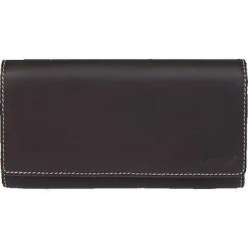 Peněženka Dámská kožená peněženka Lagen Jiřina - hnědo-oranžová