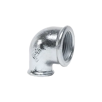 Fitinka GEBO Litinové koleno FF 90° redukované pozink Redukce: 3" x 6/4"