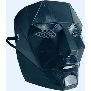 Karnevalová maska Dětská obličejová maska Squid Game - Strážce nebo Boss a rukavice Varianta: maska Boss