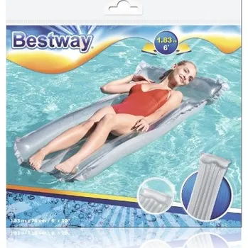 Bestway Lehátko nafukovací Deluxe 183x76cm skladem Barva: Šedá