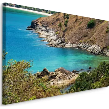 Obraz Plátno Azurové Moře A Pobřeží Varianta: 90x60