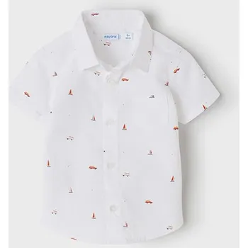 Chlapecká košile Chlapecká košile Mayoral 1148 bílá Velikost: 74